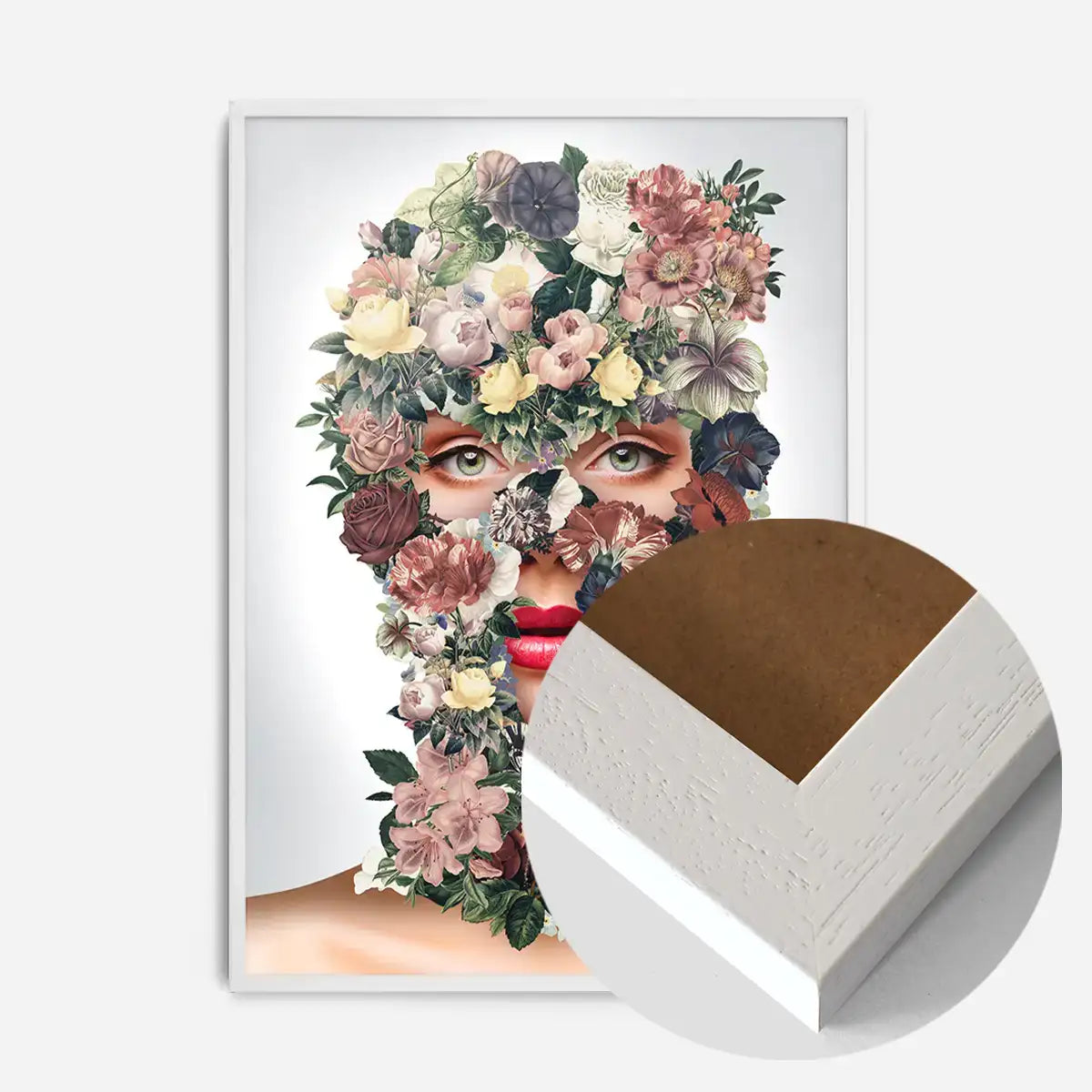 Flowerclava White Floral Print