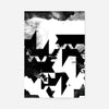 Geometric Abstract Black & White Print