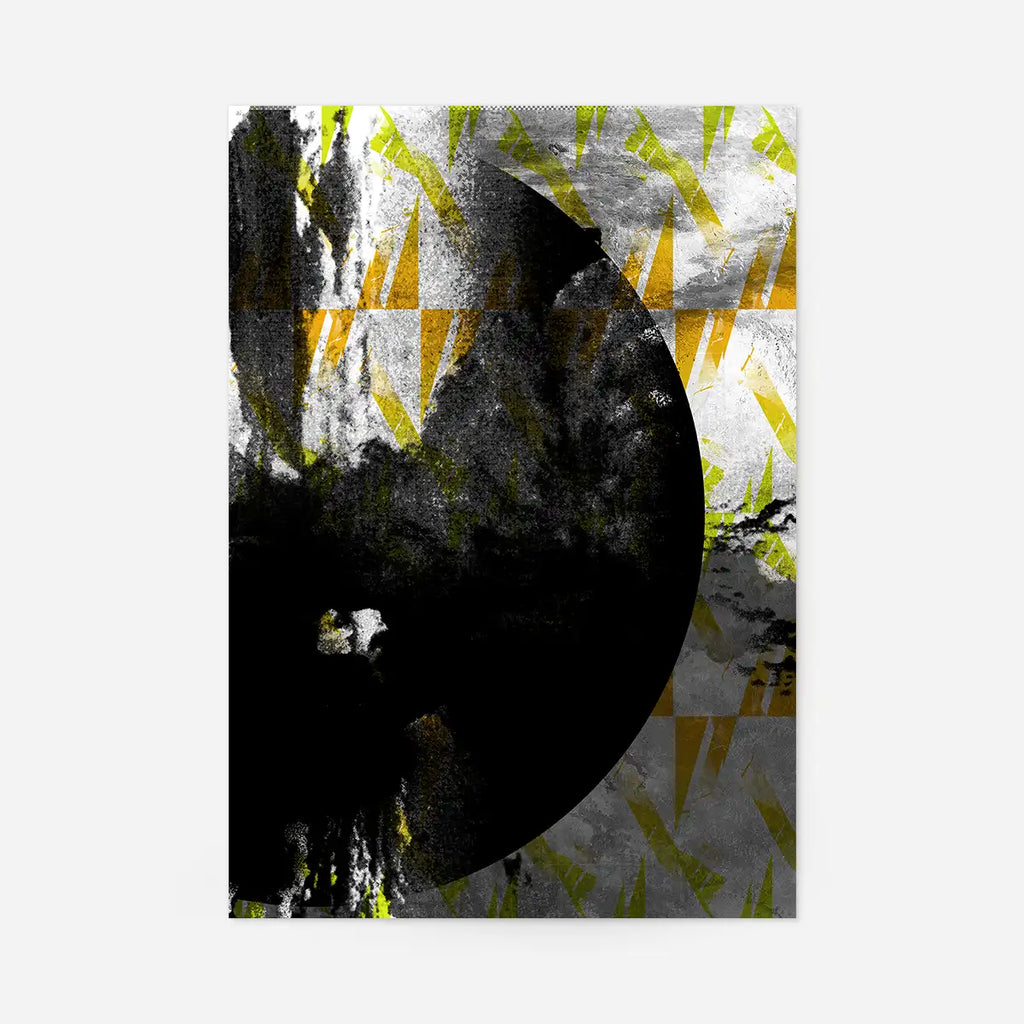 Geometric Moon Print