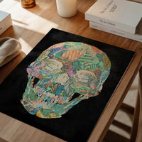 Geometric Pastel Pattern Skull Print