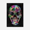 Geometric Pattern Skull Print