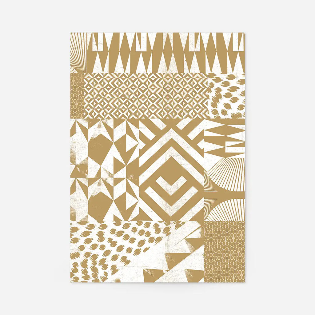 Geometric Segments Print