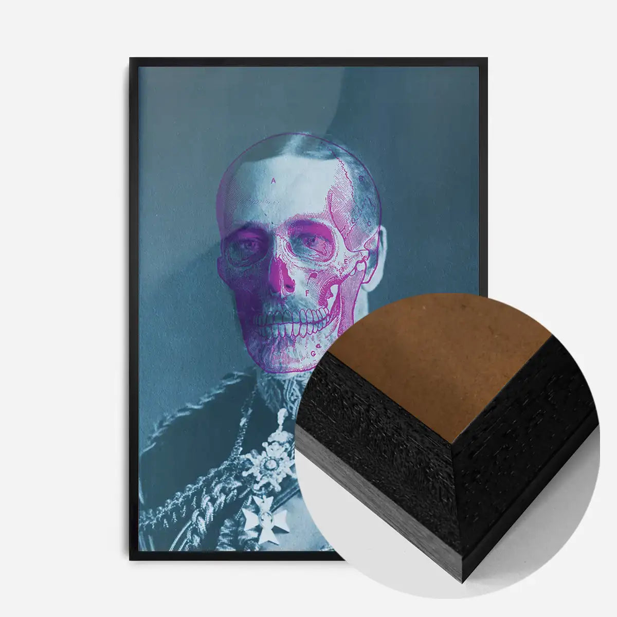 King George V Skull Colour Print