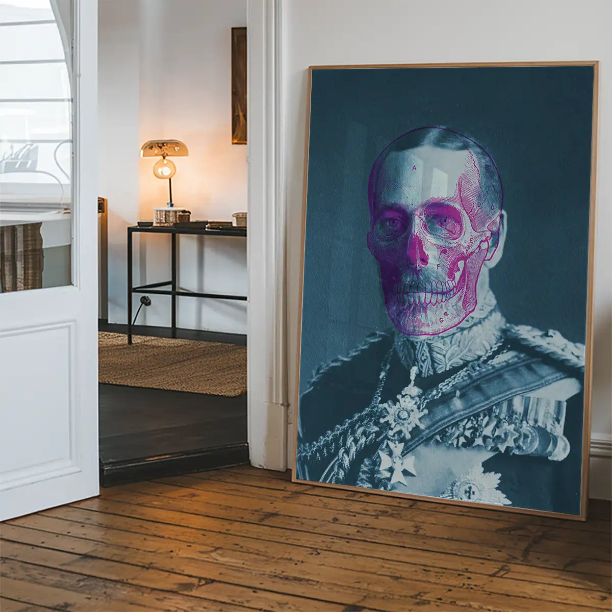 King George V Skull Colour Print