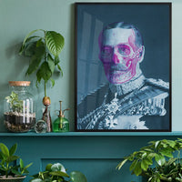 King George V Skull Colour Print