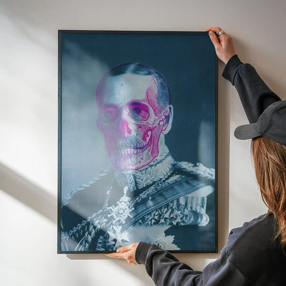 King George V Skull Colour Print