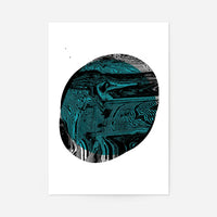 Pebble 3 Abstract Pattern Print