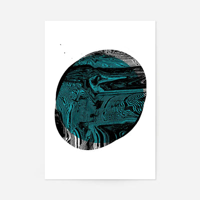 Pebble 3 Abstract Pattern Print