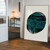 Pebble 3 Abstract Pattern Print