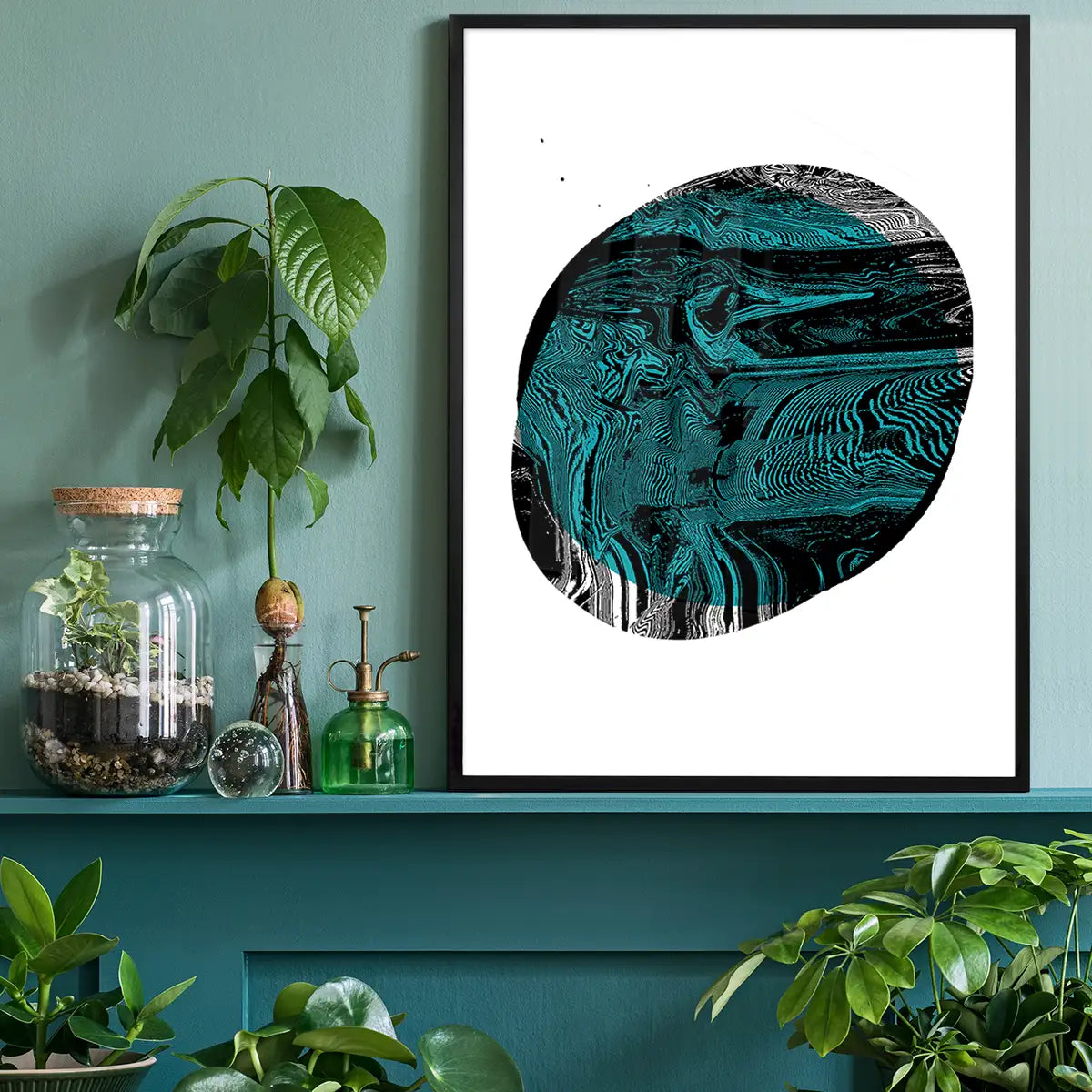 Pebble 3 Abstract Pattern Print