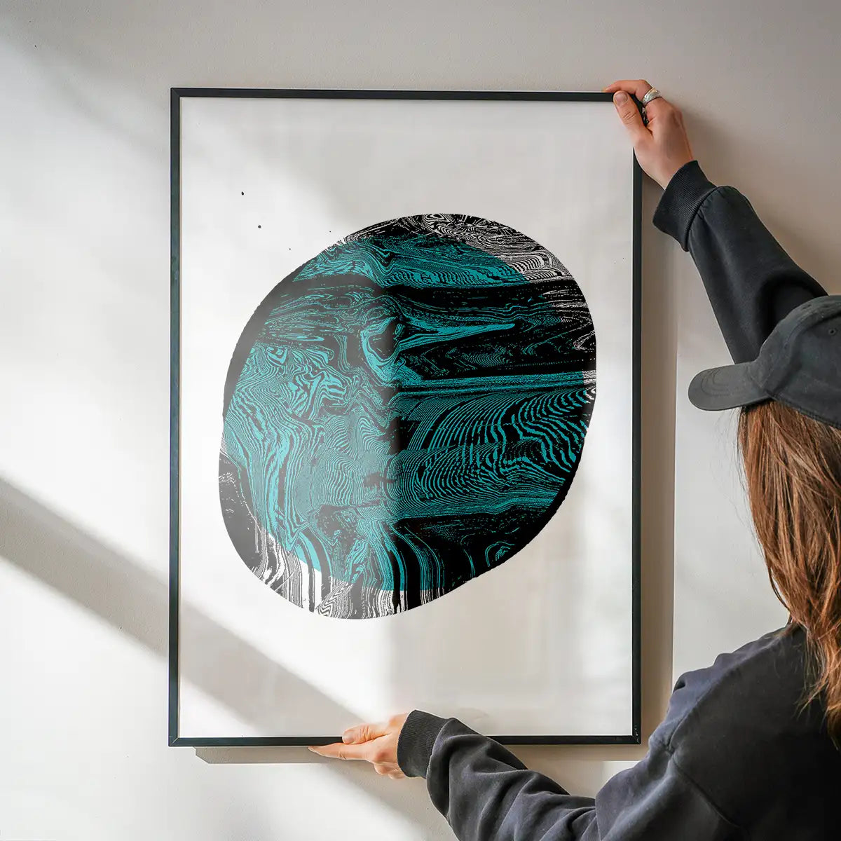 Pebble 3 Abstract Pattern Print
