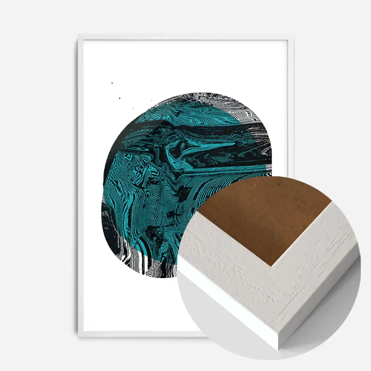 Pebble 3 Abstract Pattern Print