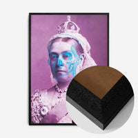 Queen Victoria Skull Colour Print
