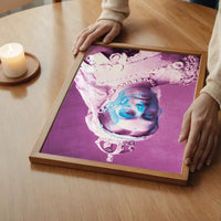 Queen Victoria Skull Colour Print