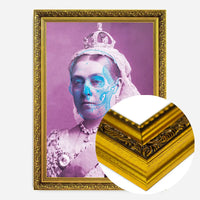 Queen Victoria Skull Colour Print