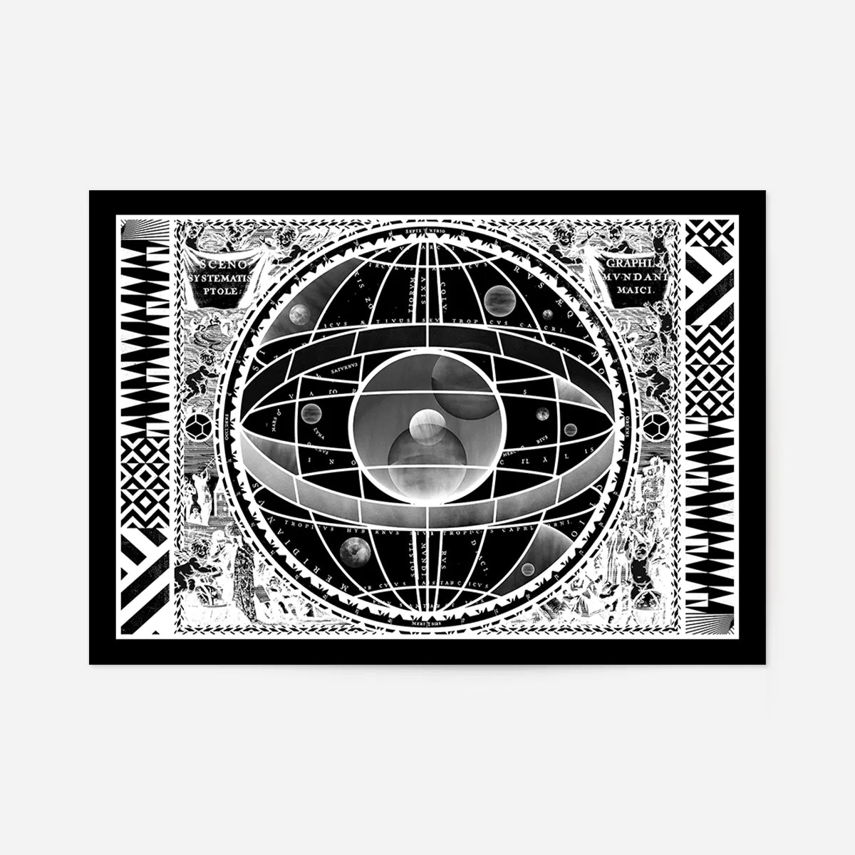 Sceno Systematis Astrology Black Print