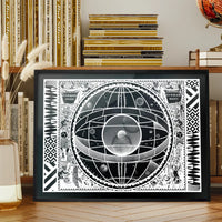 Sceno Systematis Astrology Black Print