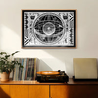 Sceno Systematis Astrology Black Print