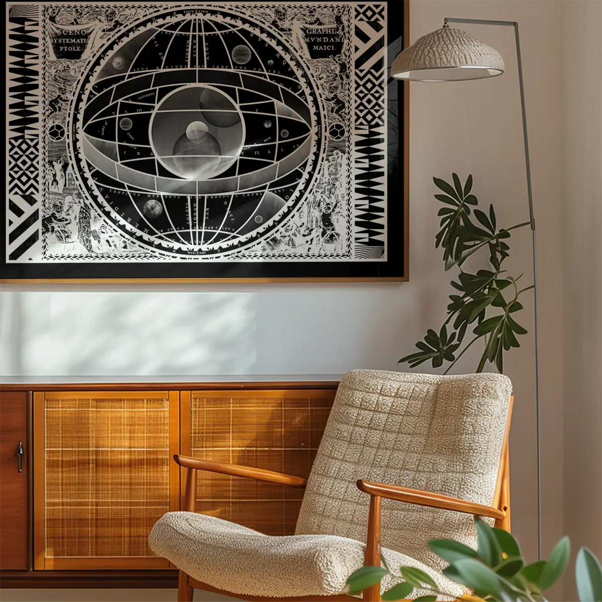 Sceno Systematis Astrology Black Print