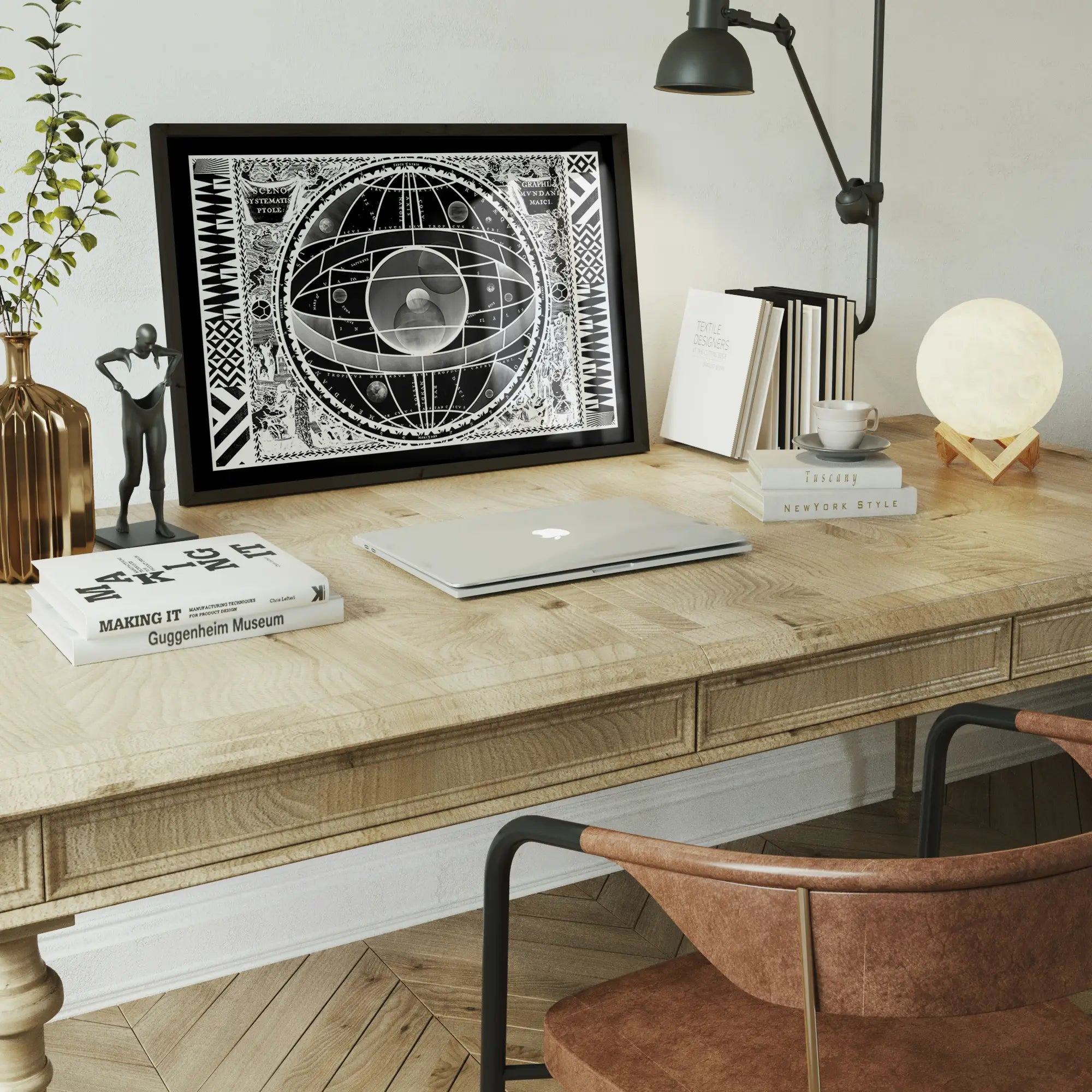 Sceno Systematis Astrology Black Print