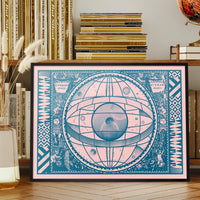Sceno Systematis Astrology Pink Print