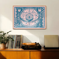 Sceno Systematis Astrology Pink Print