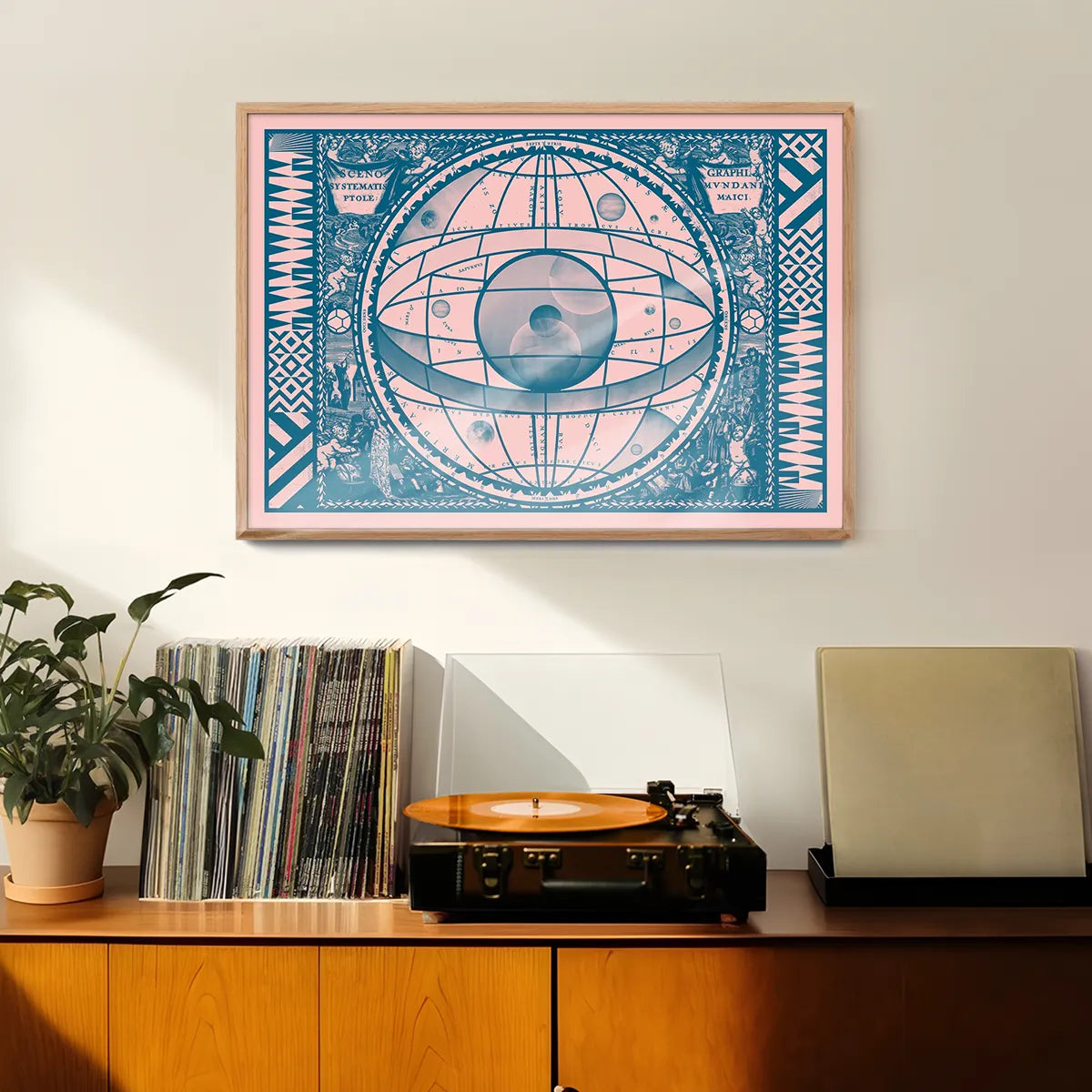 Sceno Systematis Astrology Pink Print