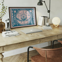 Sceno Systematis Astrology Pink Print