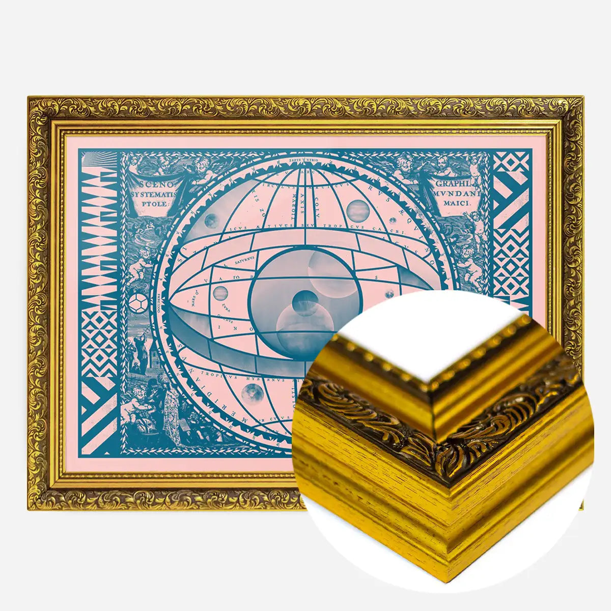 Sceno Systematis Astrology Pink Print