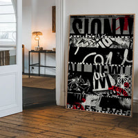 Shredded Abstract Typography 1 Print