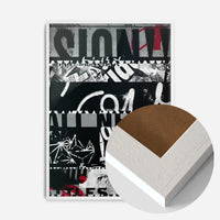 Shredded Abstract Typography 1 Print