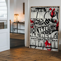 Shredded Abstract Typography 2 Print