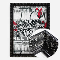 Shredded Abstract Typography 2 Print