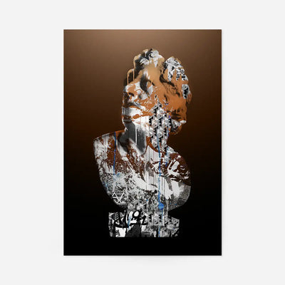 Statue 1 Graffiti Print