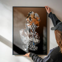 Statue 1 Graffiti Print
