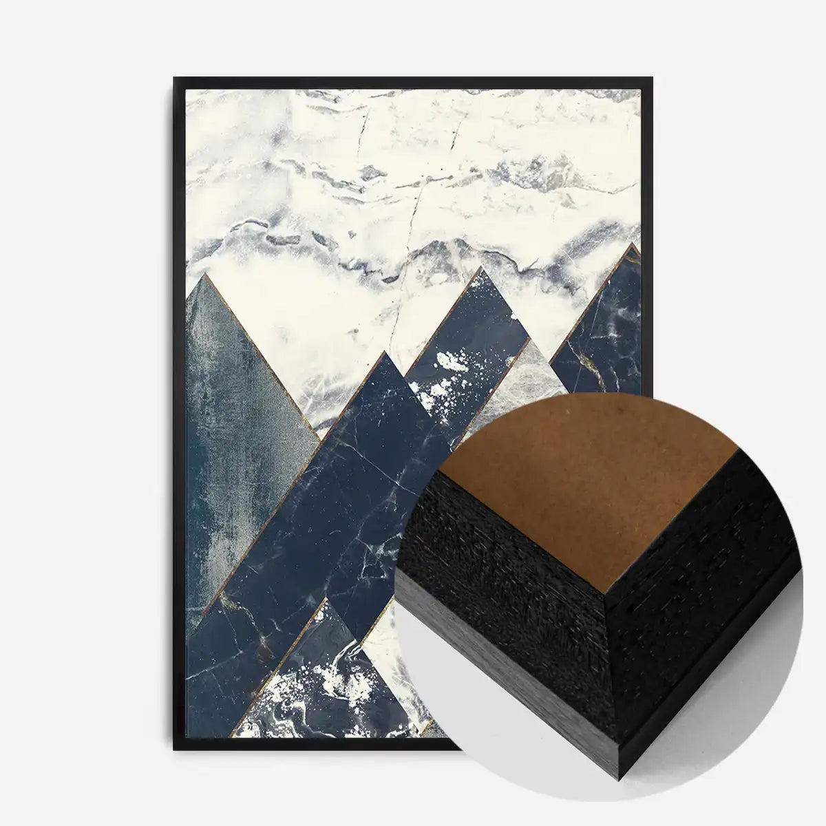 Marble Texture Hills Print