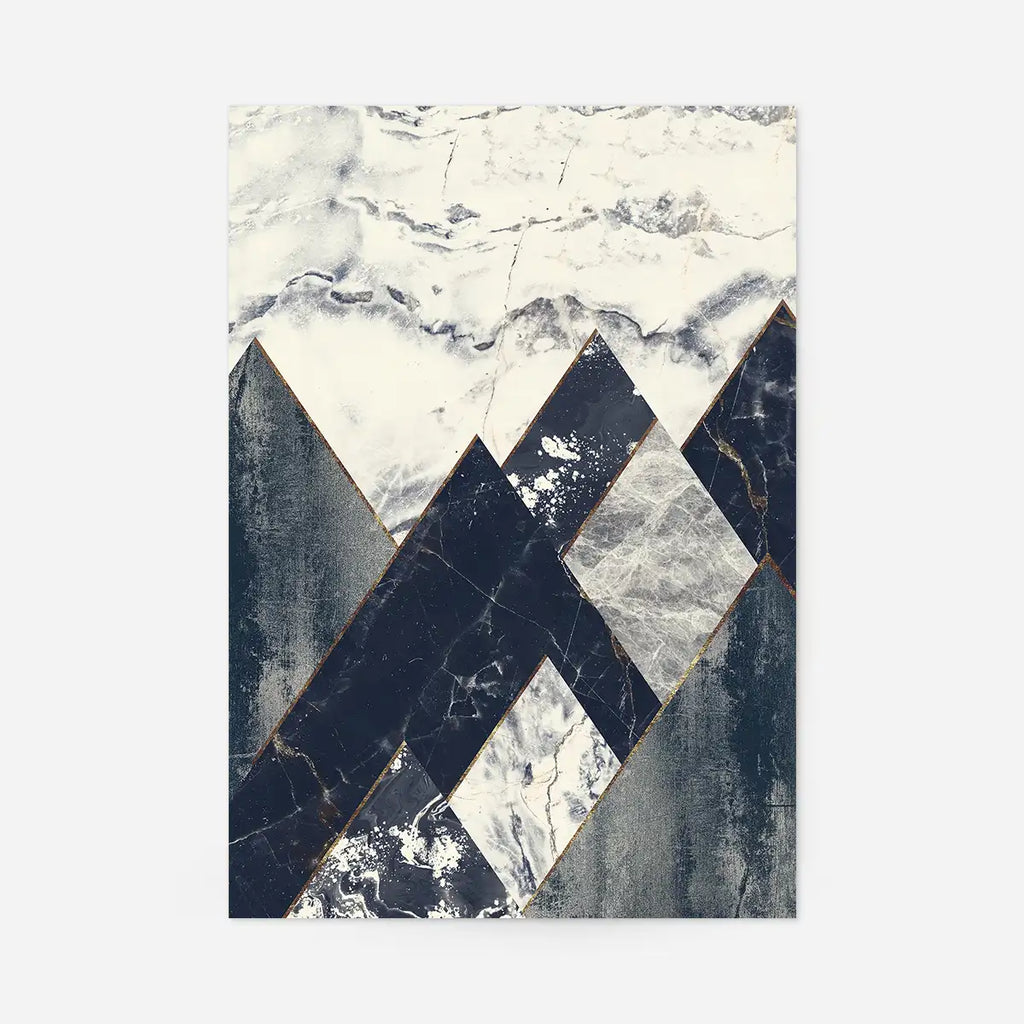 Marble Texture Hills Print