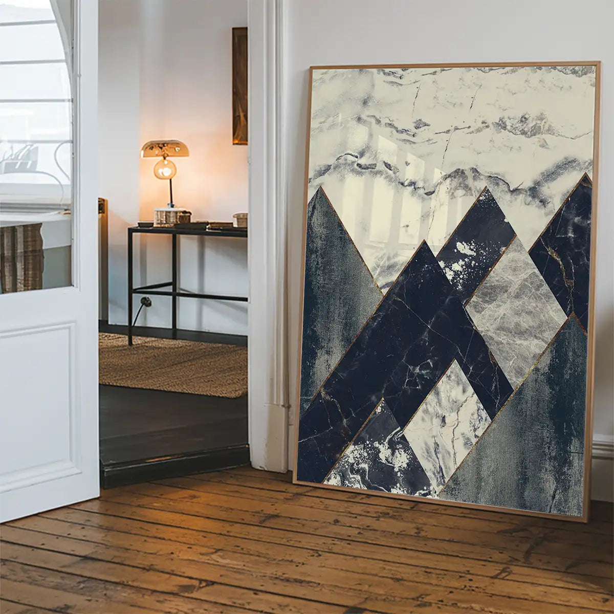 Marble Texture Hills Print