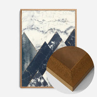 Marble Texture Hills Print