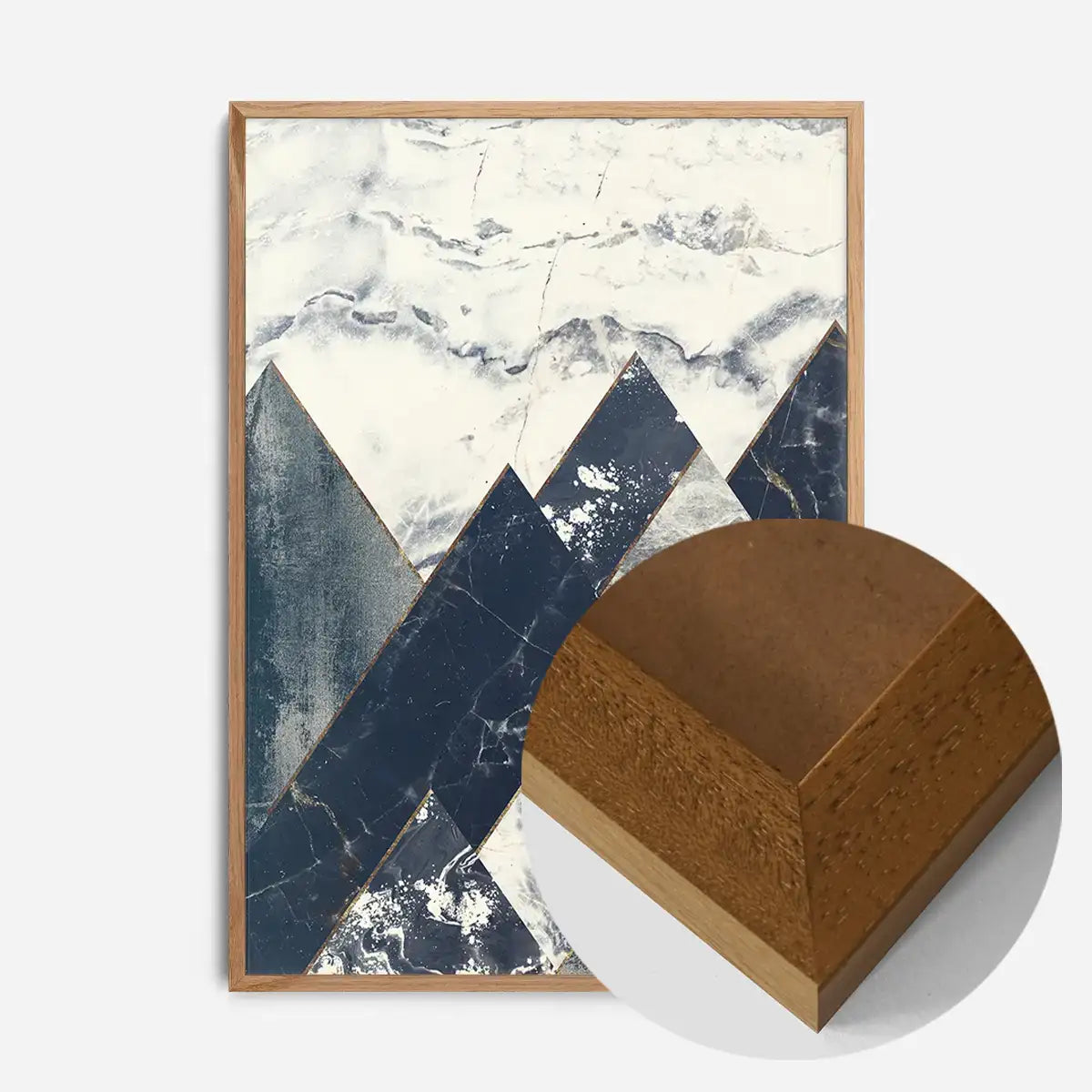 Marble Texture Hills Print