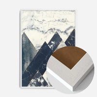 Marble Texture Hills Print