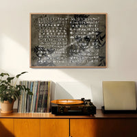 Vintage Botany Chart Dark Print
