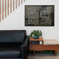 Vintage Botany Chart Dark Print