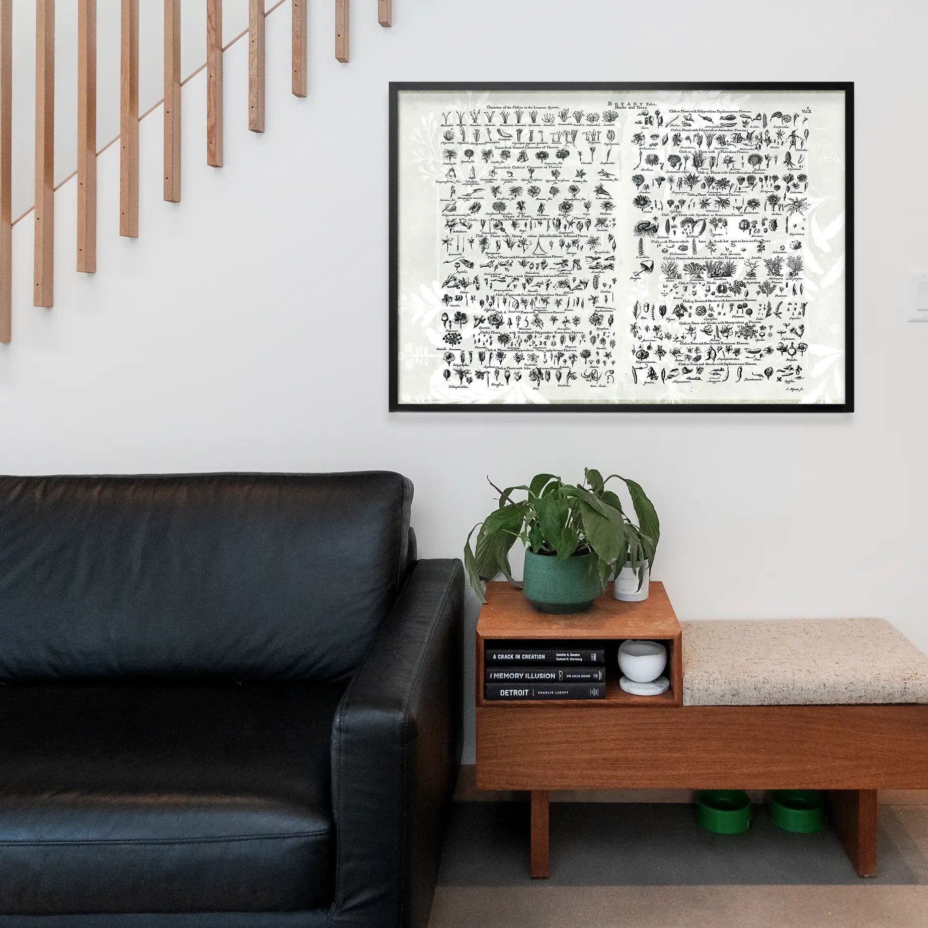 Vintage Botany Chart Light Print