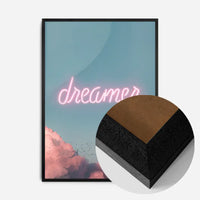 Dreamer Clouds Neon Print