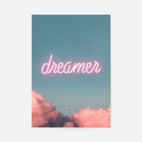 Dreamer Clouds Neon Print