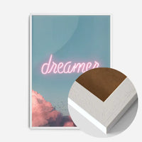 Dreamer Clouds Neon Print