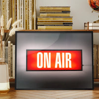 On Air Retro Lightbox Print