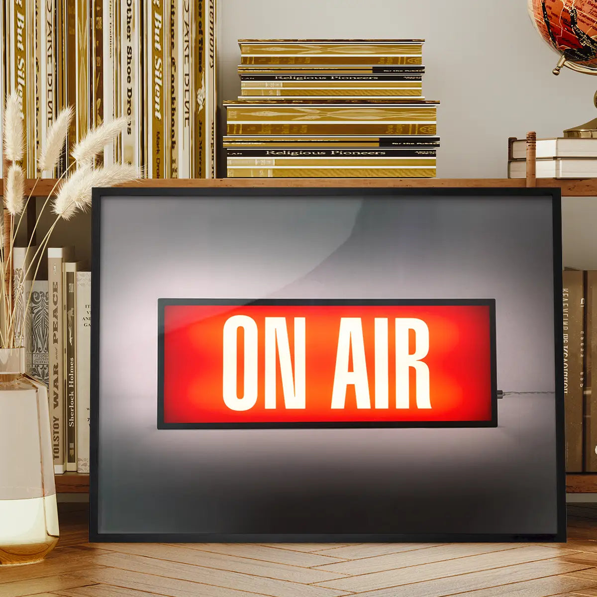 On Air Retro Lightbox Print