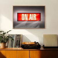 On Air Retro Lightbox Print
